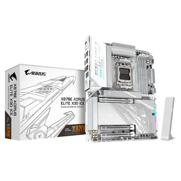 GIGABYTE Gigabyte X870 Aorus Elite X ICE Wifi 7 D5 AM5 ürün görseli 1