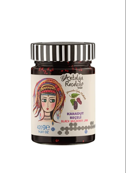 Antalya Reçelcisi Karadut Reçeli 420g Yörük Seri ürün görseli 1