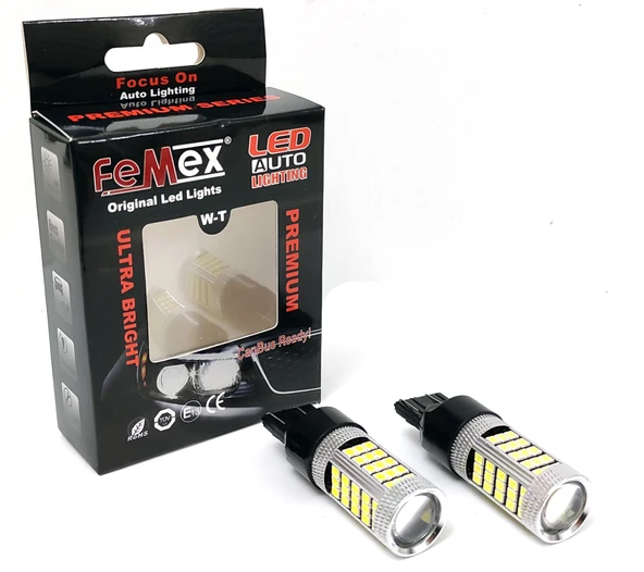 Opel Astra J LED Gündüz Aydınlatma Seti Led Ampul Beyaz FEMEX T20 Premium ürün görseli 1