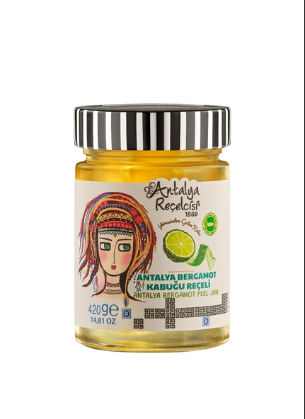 Antalya Reçelcisi Bergamot Kabuğu Reçeli 420g Yörük Seri ürün görseli 1