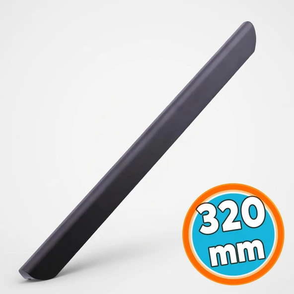 Metal Kulp 320 mm 32 cm Mat Siyah Mobilya Çekmece Dolap Kulpları Kulbu Mutfak Dolabı Kulpu ürün görseli 1