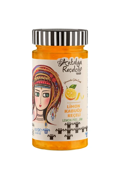 Antalya Reçelcisi Limon Kabuğu Reçeli 650g Yörük Seri ürün görseli 1