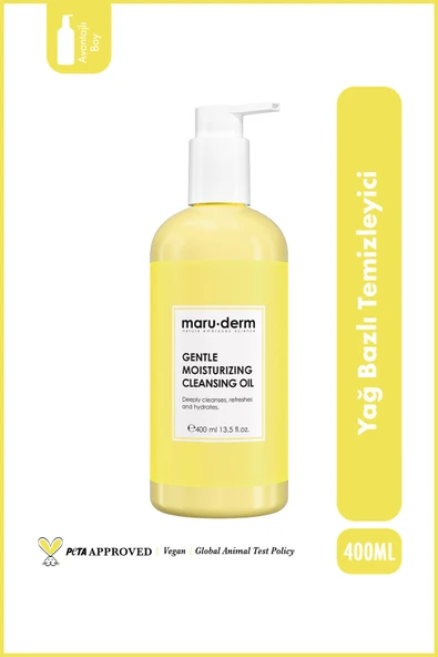 Maru.Derm Yağ Bazlı Temizleyici 400 ML - Yüz Ve Vücut Için Temizleme Yağı ürün görseli 1