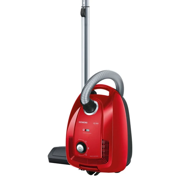 Siemens iQ300 Toz torbalı Süpürge Kırmızı VSC3A210 ürün görseli 1