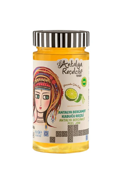 Antalya Reçelcisi Bergamot Kabuğu Reçeli 650g Yörük Seri ürün görseli 1