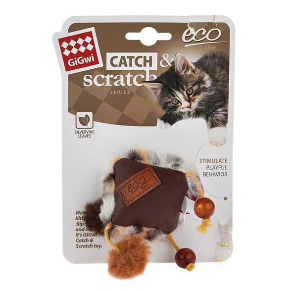 GiGwi Catch & Scratch Üçgen Kedi Oyuncağı - Resim 2