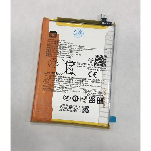 Xiaomi Redmi 13C Batarya (5000 mAh) BN5Q ürün görseli 1