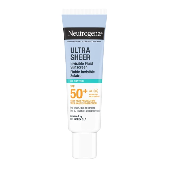 Neutrogena Ultra Sheer Oil Control Fluid SPF50+ Yüz Güneş Koruyucu 50 ml ürün görseli 1