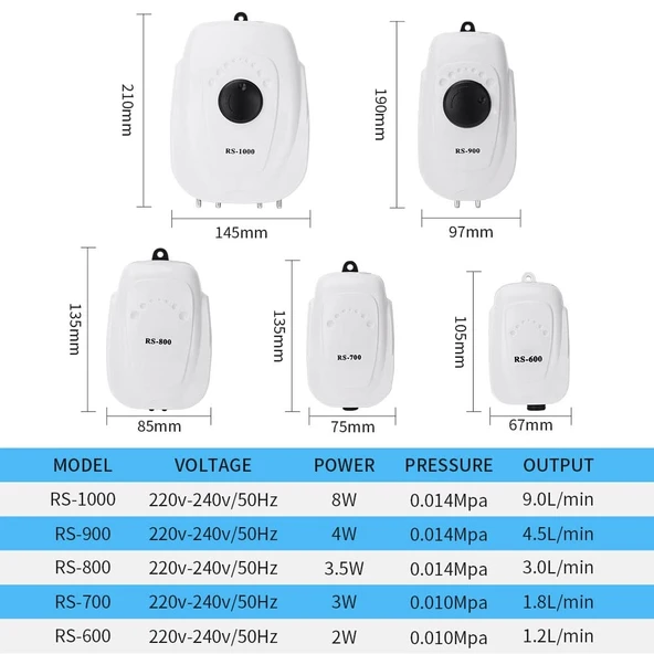 RS-800 2 ÇIKIŞLI HAVA MOTORU - Resim 2