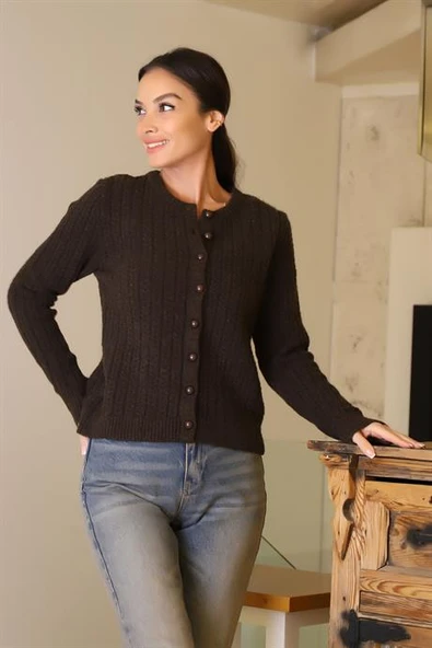 7018-2K6 ZENTONİ HIRKA-KAHVE ürün görseli 1