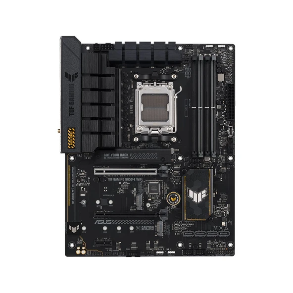 ASUS TUF GAMING B650-E WIFI AMD B650 AM5 DDR5 8000Mhz WiFi 6E+BT ATX Anakart ürün görseli 1