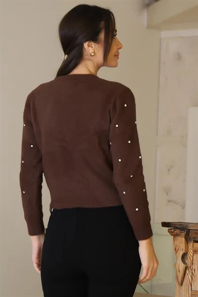 T95044-2K6 ROBİN TRİKO-KAHVE - Resim 4