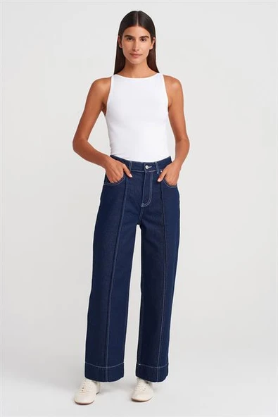 Halter Yaka Top-Beyaz 21048-2Y6 - Resim 2