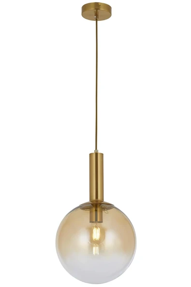 AVONNI AV-5279-1E Eskitme Kaplama Modern Avize  Metal Cam 30x30cm ürün görseli 1