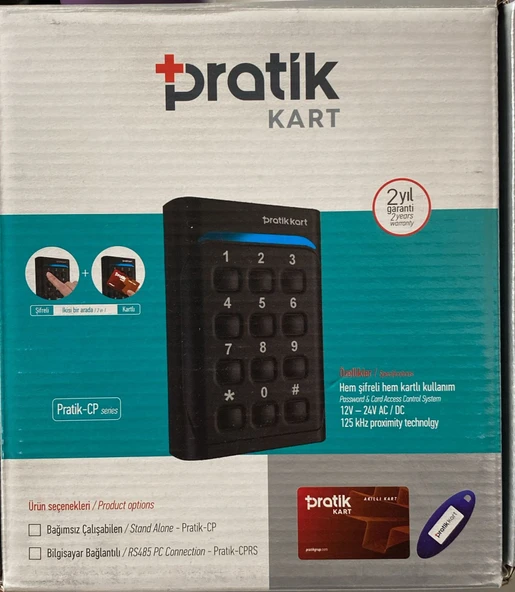 PRATİK KART PT-503 ŞİFRELİ & KARTLI GEÇİŞ SİSTEMİ ürün görseli 1