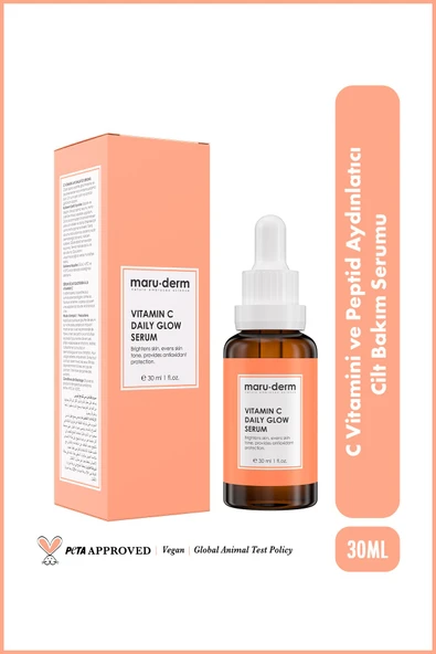 Maruderm C Vitamini ve Peptid Aydınlatıcı Cilt Bakım Serumu 30 ml ürün görseli 1