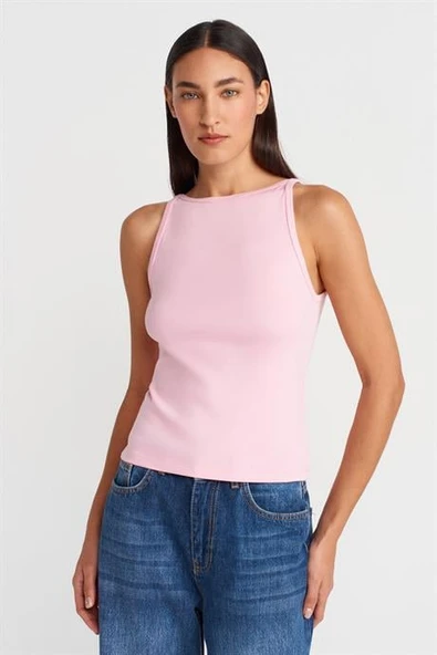 Halter Yaka Top-Açık Sarı 21048-2Y6 ürün görseli 1