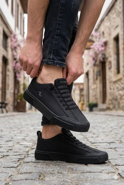 Fort Noka Champ Rahat Memory Foam İç Taban Keten Sneaker Erkek Ayakkabı ürün görseli 1