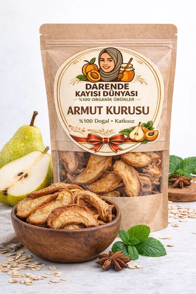 Darende Kayısı Dünyası Kurutulmuş Armut Kurusu (500 GR) – Doğal, Katkısız ürün görseli 1