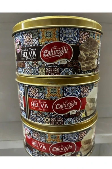 Darende Kayısı Dünyası Kakaolu Öz Çakıroğlu Helva 830 Gr – Geleneksel Tahin Helvası ürün görseli 1