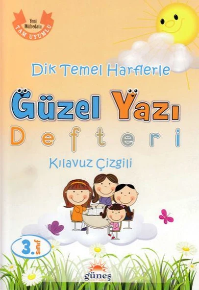 3.Sınıf Dik Temel Harflerle Güzel Yazı Defteri Kıluz Çizgili ürün görseli 1