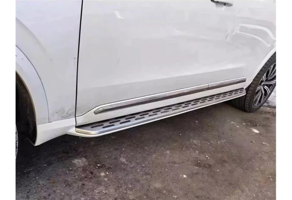 Volvo Xc90 Yan Basamak 2015-2024 Arası Uyumlu Beyaz ürün görseli 1