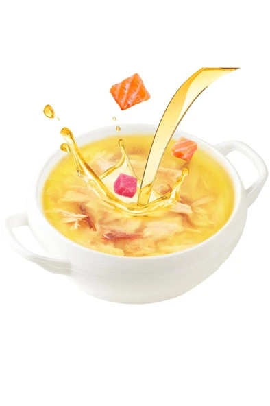 Wanpy Kediler için Karidesli Ton Balığı Eti Çorba 50g Skt:01/2027 ürün görseli 1