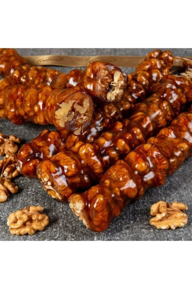 Darende Kayısı Dünyası Duble Cevizli Kelebek Sucuk 5 Kilogram ürün görseli 1