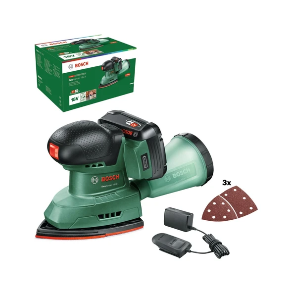 Bosch EasySander 18V-8 Tek Akü 2 Ah Zımpara Makinesi ürün görseli 1