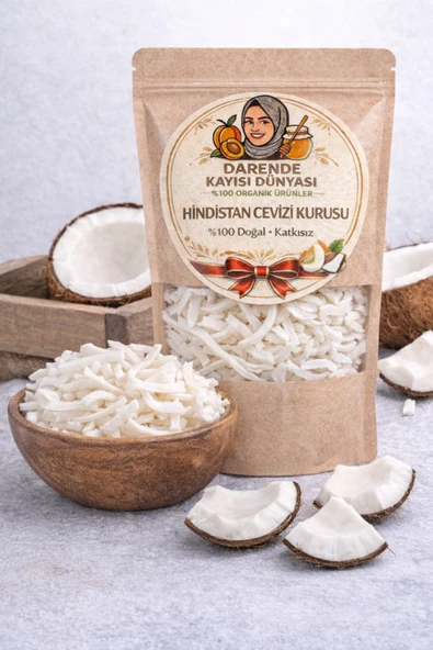 Darende Kayısı Dünyası Hindistan Cevizi Kurusu (1 Kg) (Doğal & Katkısız) ürün görseli 1