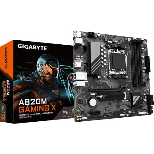 Gigabyte A620M Gaming X AMD AM5 DDR5 Micro ATX Anakart ürün görseli 1