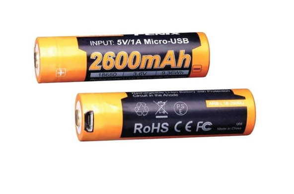 FENİX ARB-L18-2600 mAH USB ŞARJLI PİL ürün görseli 1
