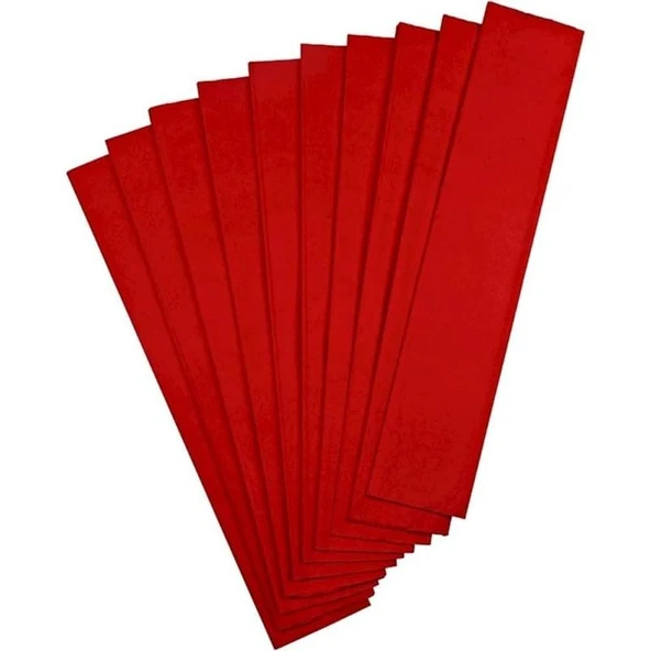 Bafix Krapon Kağıdı 50X200 Cm Kırmızı (10 Lu Paket) ürün görseli 1