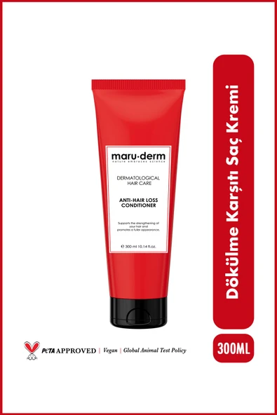Maru.Derm Saç Kremi | Saç Dökülme Karşıtı Saç Kremi 300 ML | Tüm Saç Tipleri | Vegan ürün görseli 1