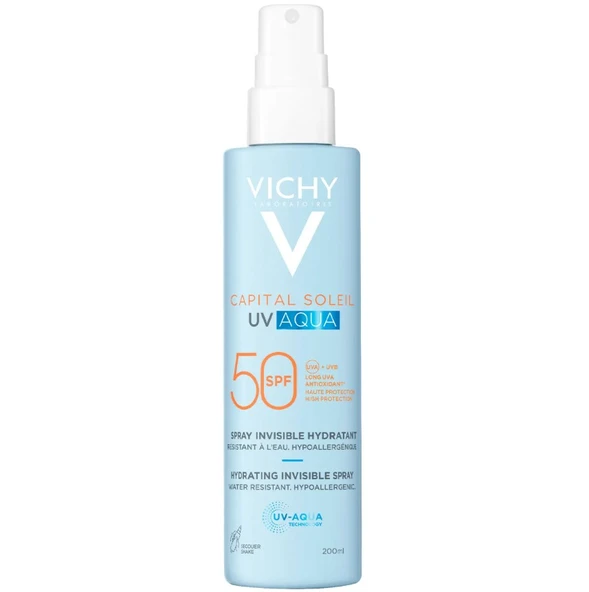 Vichy Capital Soleil Uv Aqua Spf50 Vücut Güneş Kremi 200ml ürün görseli 1