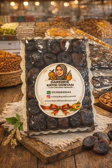 Darende Kayısı Dünyası Hediyelik Gün Kurusu Kayısı Paketi (1 Kg) – Doğal & Katkısız Malatya Kayısısı ürün görseli 1