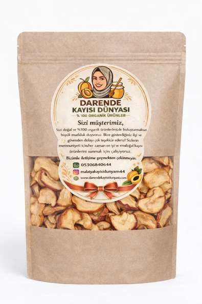 Darende Kayısı Dünyası Elma Kurusu 500 Gram ürün görseli 1