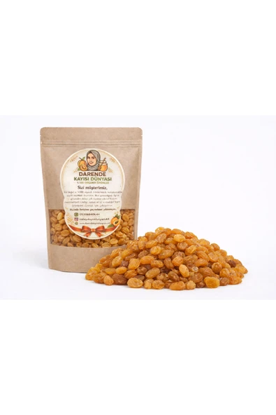 Darende Kayısı Dünyası Sarı Kuru Üzüm (500 Gr) ürün görseli 1