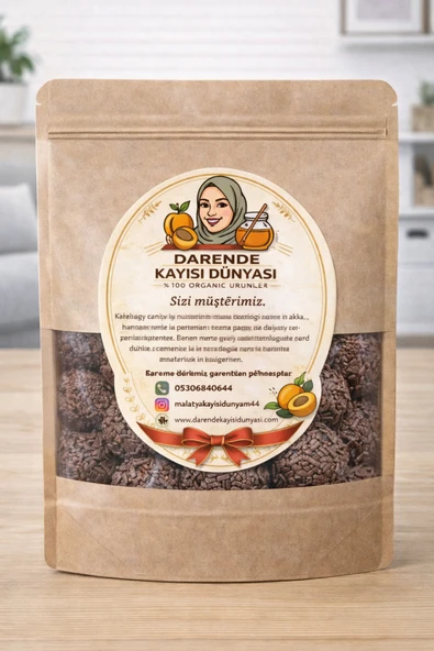 Darende Kayısı Dünyası Çikolata Kaplı Truf Topları (1 Kg) ürün görseli 1