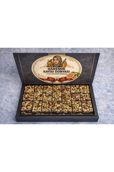 Darende Kayısı Dünyası Halep Tatlısı (Karışık Kuruyemişli) (1 Kg) ürün görseli 1