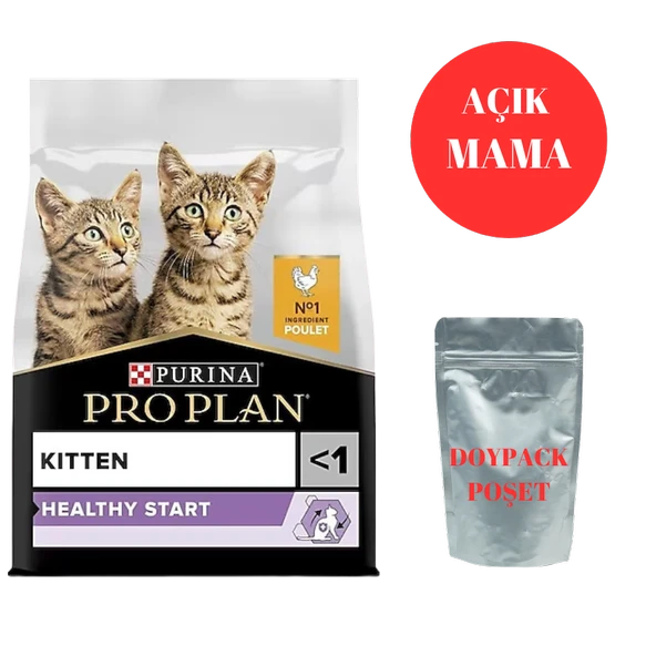 Pro Plan Original Kitten Tavuklu ve Pirinçli 1 kg Yavru Kedi Maması - Açık Paket ürün görseli 1