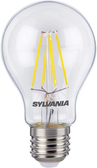 RUSTİK AMPUL SYLVANIA 7W ŞEFFAF LED AMPÜL E27 2700K GÜNIŞIĞI ürün görseli 1