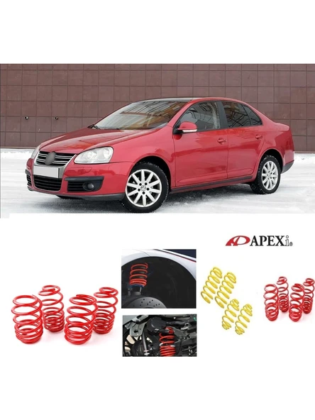 vw jetta 2005.2011 apexi 4.cm spor helezon yay ürün görseli 1