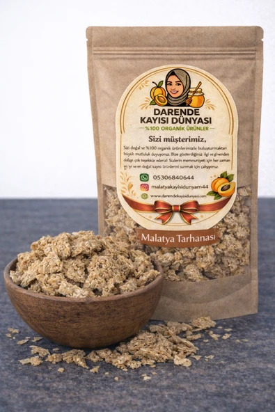 Darende Kayısı Dünyası Malatya Tarhanası Doğal Ev Yapımı Katkısız Yöresel Tarhana Çorbalık (1 Kg) ürün görseli 1