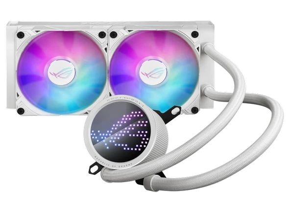 Asus ROG RYUO III 240 ARGB White Edition 240 mm Intel(1700p/1851p)-AMD Uyumlu Sıvı Soğutucu ürün görseli 1