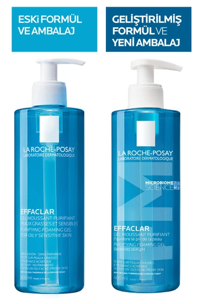 La Roche Posay Effaclar Gel 400 Ml - Resim 3