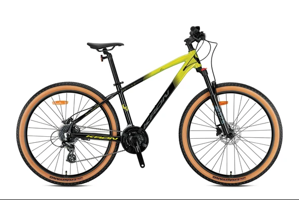 Kron XC150 29 Jant 15K 24 Vites H.Disk Dağ Bisikleti Siyah Sarı Füme ürün görseli 1