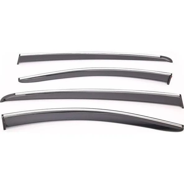 Sunplex CHERY Uyumlu OMODA 5 2023 Sonrası Chrome Style 4 Lü Set Kromlu Cam Rüzgarlığı Ön Ve Arka Parça ürün görseli 1