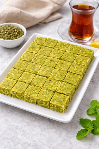 Darende Kayısı Dünyası Saray Usulü Antep Fıstıklı Hünkar Lokumu (500 GR) ürün görseli 1