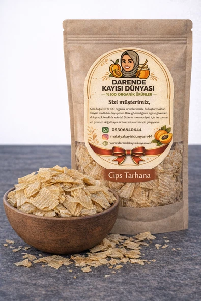 Darende Kayısı Dünyası Maraş Cips Tarhana Doğal Ev Yapımı Katkısız Yöresel Tarhana Atıştırmalık (500 Gr) ürün görseli 1